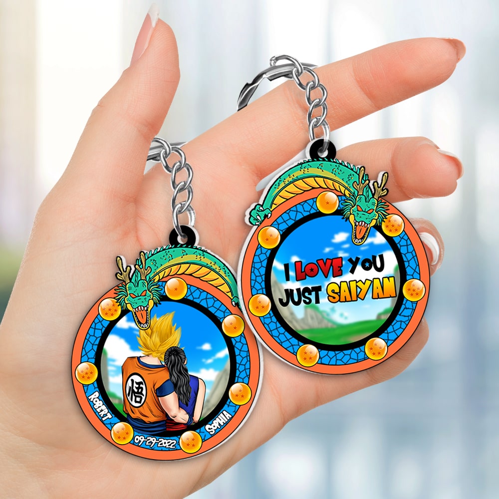 Couple, I Love You, Personalized Keychain, Couple Gifts, 02HUPO290623HH - Keychains - GoDuckee