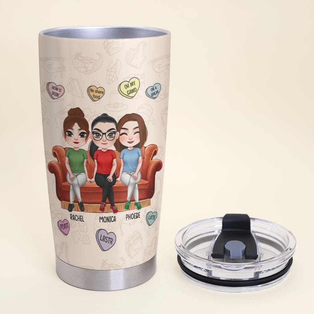 Best Friends Forever - Personalized Tumbler Cup - Gift For Friends