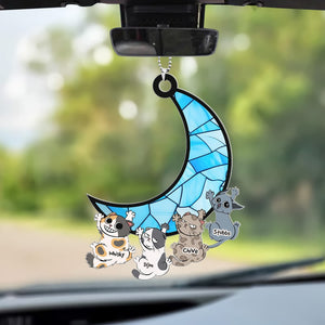 Personalized Gifts For Cat Lover Car Ornament 03QHQN110524 - Ornaments - GoDuckee