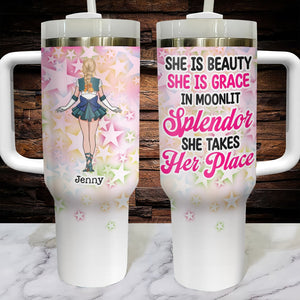 Personalized Gifts For Manga Lover Tumbler She Is Beauty She Is Grace 04totn020324hh - Tumbler Cups - GoDuckee