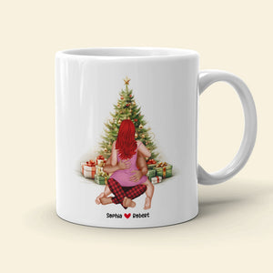 Couple, Roses Are Red Here, Personalized Coffee Mug, Christmas Gifts For Couple - Coffee Mug - GoDuckee