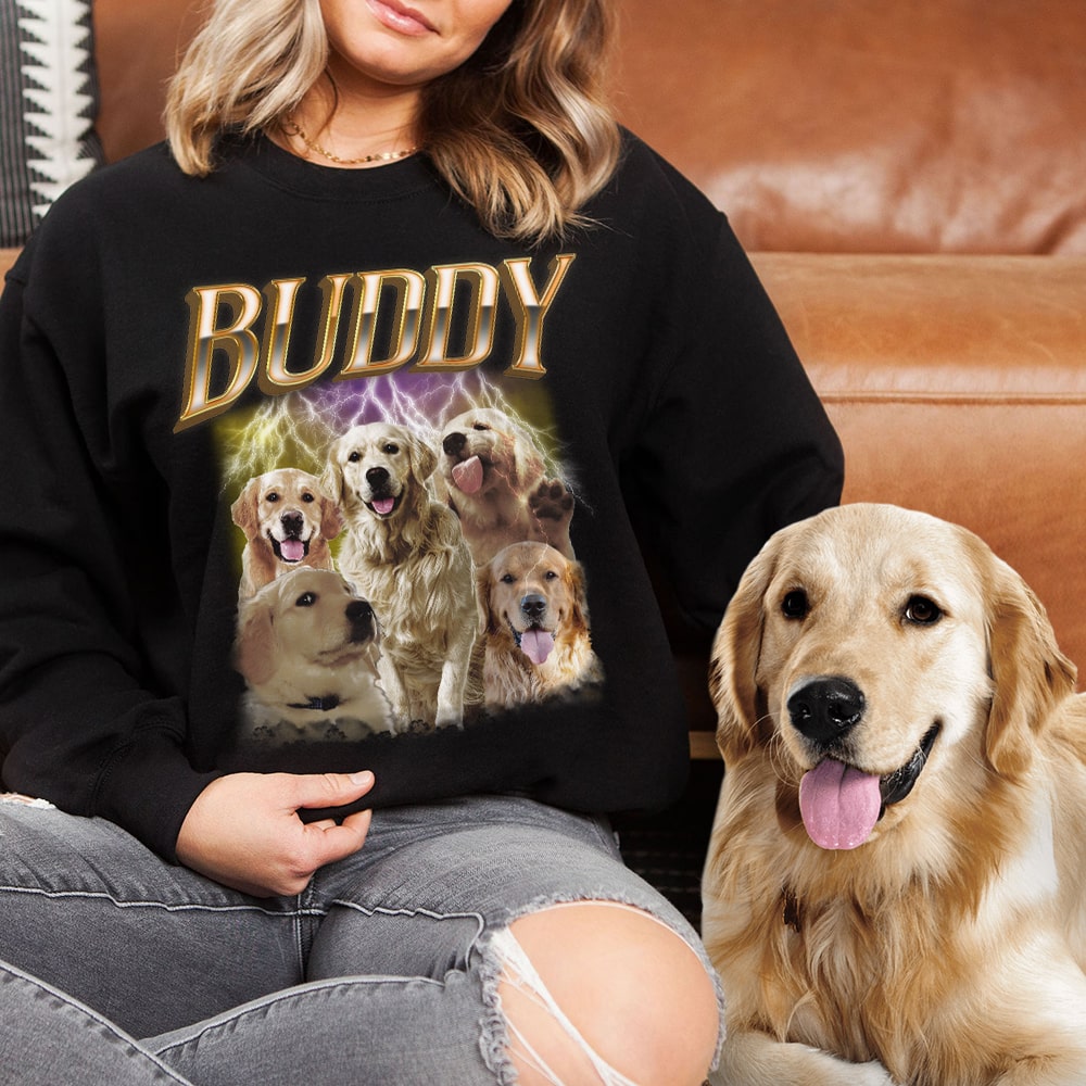 Custom Vintage Bootleg Shirt, Personalized Shirt, Halloween Gifts For Dod Lovers, GRER2005-03HUPO110923 - Shirts - GoDuckee