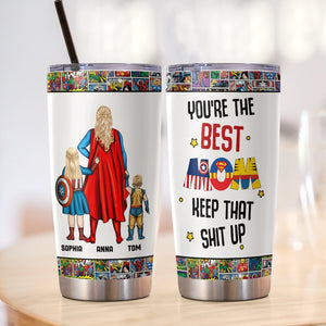 Personalized Gifts For Mom Tumbler You Are The Best Mom 03hutn270324pa - Tumbler Cups - GoDuckee