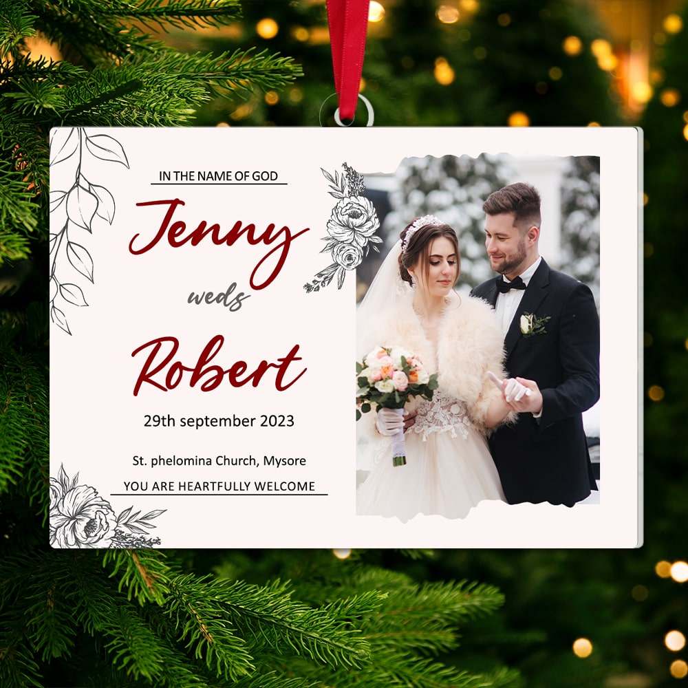 Personalized Ornament - Christmas Gifts For Couple - 01OHPO251123 - Ornament - GoDuckee