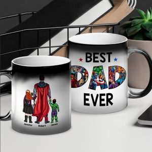 Personalized Gifts For Father Coffee Mug Happy Best Dad Ever 012QHQN290324PA - Coffee Mugs - GoDuckee