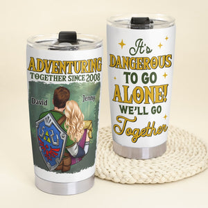 We'll Go Together Personalized Couple Tumbler 02NATN190723HH - Tumbler Cup - GoDuckee