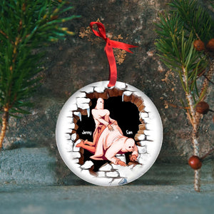 Personalized Funny Gifts For Couple Ornament 06ohmh170924 - Ornament - GoDuckee