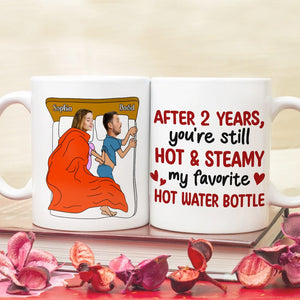 Hot and steamy, Custom Photo Coffee Mug, Valentine Gifts, Gifts For Couples - Coffee Mug - GoDuckee