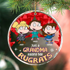 Personalized Gifts For Grandma Christmas Ornament 02tgtn231024hg - Ornament - GoDuckee