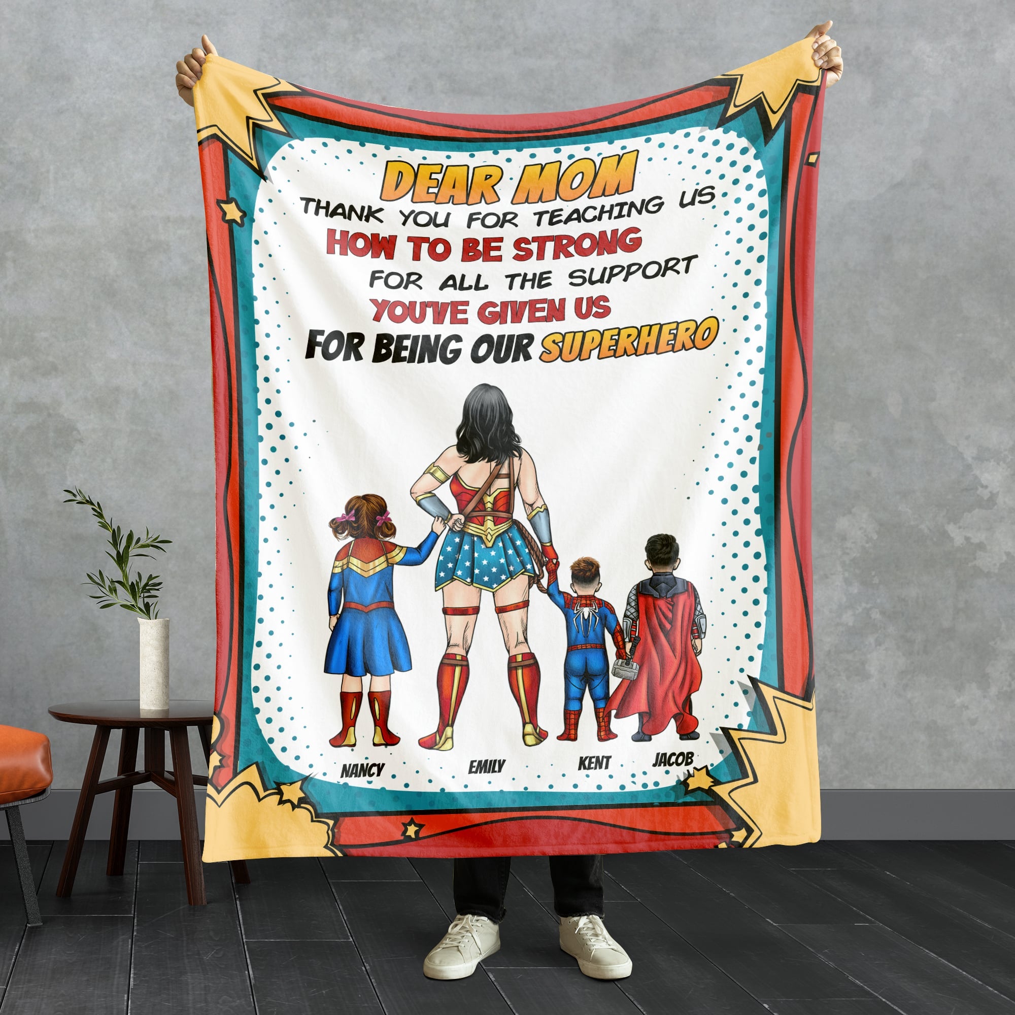 Personalized Gifts For Mom Blanket Thank You For Teaching Us 01napu150124pa - Blankets - GoDuckee