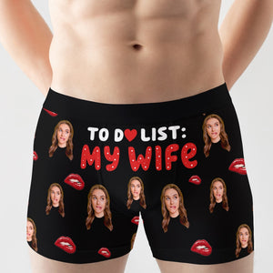 Gift For Couple - Couple Boxer Custom Photo - Men Boxer Briefs - 01toqn291123 - Boxer Briefs - GoDuckee