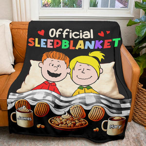 Personalized Gifts For Couple Blanket 05ohtn161224hh Official Sleep Blanket - Blanket - GoDuckee