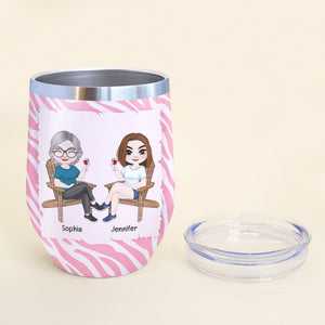 Funny Drunker Personalized Wine Tumbler Gift For Mom - Wine Tumbler - GoDuckee