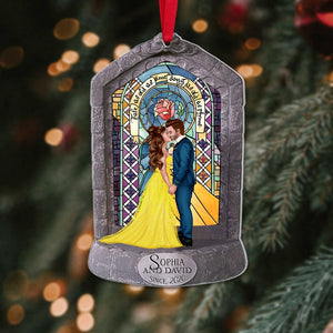 The Couple, You and Me since, Personalized Ornaments, Christmas Gifts For Couple, 02HTPO071123PA - Ornament - GoDuckee