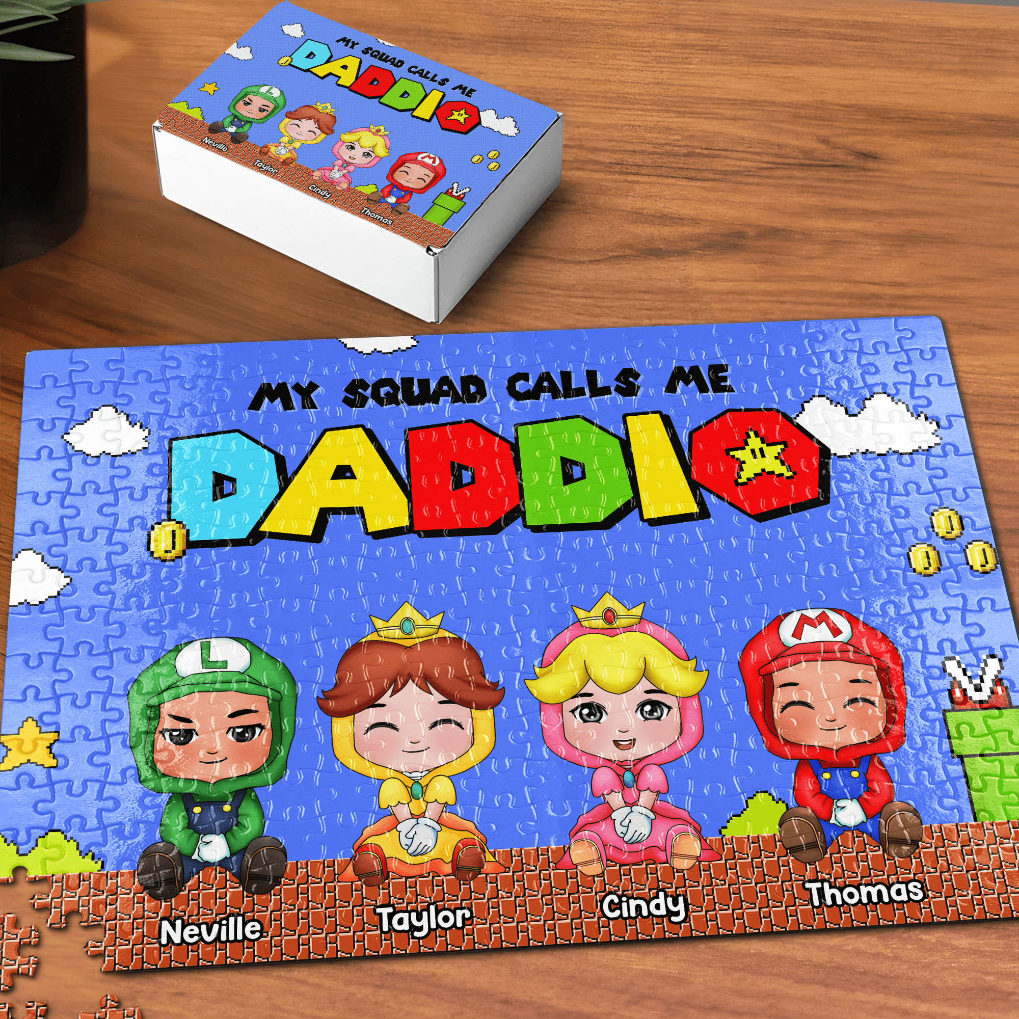 Personalized Gifts For Dad Puzzle 01huhu250524 Father's Day - Jigsaw Puzzles - GoDuckee