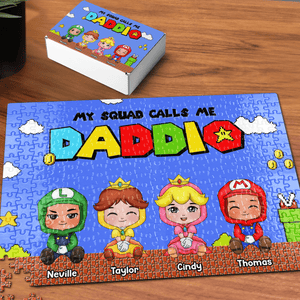 Personalized Gifts For Dad Puzzle 01huhu250524 Father's Day - Jigsaw Puzzles - GoDuckee