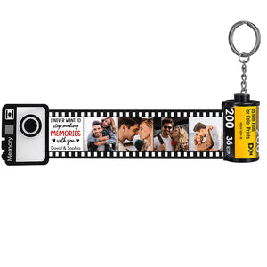 Couple, Custom Photo Film Roll Keychain, Valentine Gift, Couple Gift - Keychains - GoDuckee