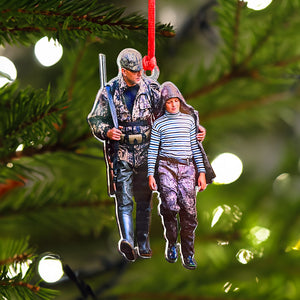 Personalized Outdoor Sports Ornaments With Upload Image, Perfect Gifts For Outdoor Sports Lovers, Creating A Special Highlight For Christmas Tree Decorations - Ornament - GoDuckee