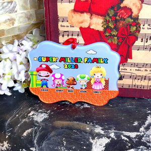 Gift For Family, Personalized Ornament, Game Lover Family Ornament, Christmas Gift 01NAHN210823 - Ornament - GoDuckee