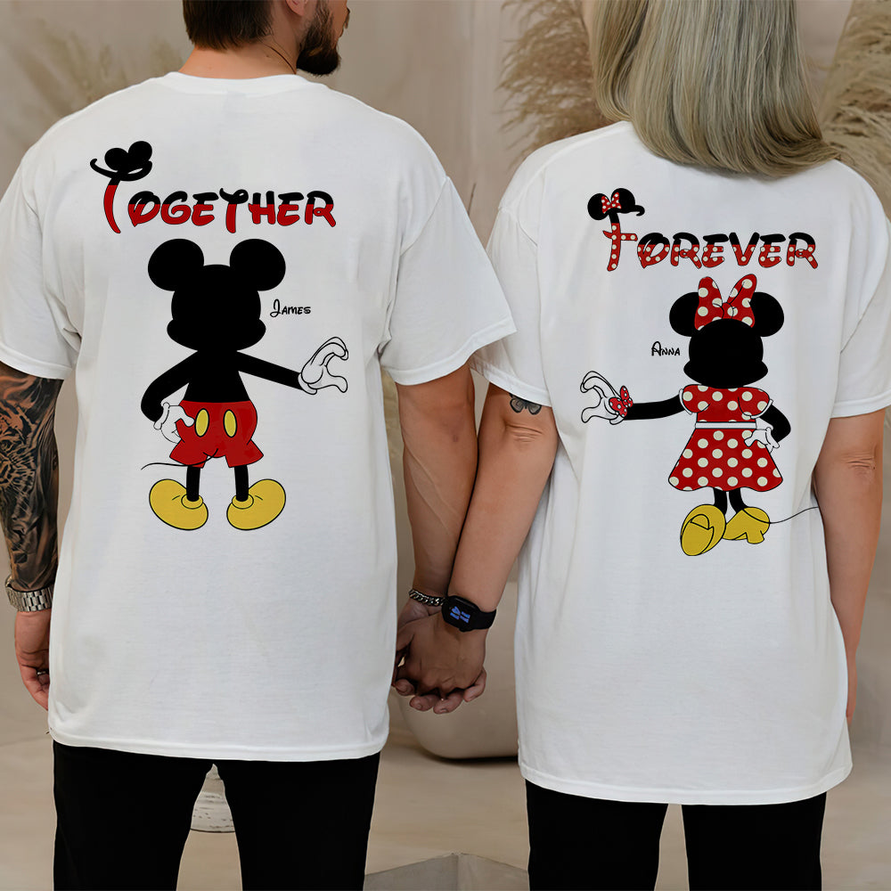 Couple Together Forever 05huti301023 Personalized Couple Shirts - Shirts - GoDuckee