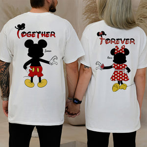 Couple Together Forever 05huti301023-new Personalized Couple Shirts - Shirts - GoDuckee