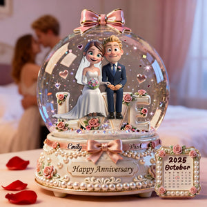 Romantic Wedding Couple Acrylic Plaque - Personalized Gifts For Couples 06TGLU220126 - Shaped Plaques - GoDuckee