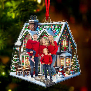 Custom Photo Gifts For Family Ornament 04DGLU240924 Family Christmas - Ornament - GoDuckee