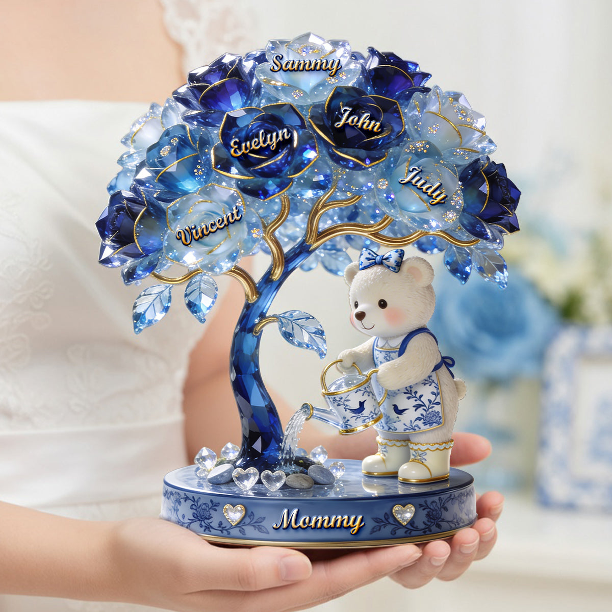 Growing With Mom Acrylic Plaque - Personalized Gifts For Mom 03PGDH020426 - Shaped Plaques - GoDuckee