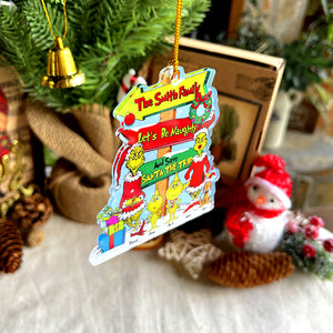 Let's Be Naughty And Save Santa The Trip, Personalized Christmas Ornament, PW-01HUTN110923 - Ornament - GoDuckee