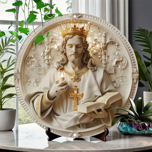 Jesus Christ Cut Metal Sign Home Decor 03hutn090924 - Metal Signs - GoDuckee