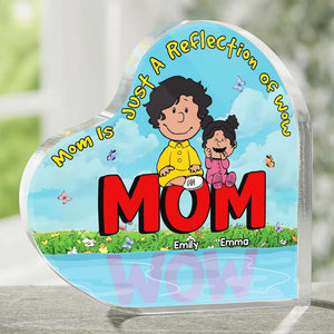 Personalized Gifts For Mom Heart Shape Plaque 05TOMH100125HH - Shaped Plaques - GoDuckee