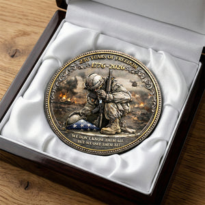 Fallen Heroes Tribute Metal Coin – 250th Anniversary Personalized Gift 05TOTN020326 - Coin - GoDuckee
