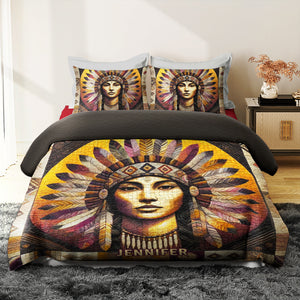 Personalized Gifts For Native American Culture Lovers Quilt Bedding Set Special Line 07tgqn100125 - Blanket - GoDuckee