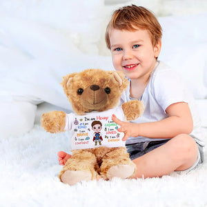 Personalized Gifts For Princess Kids Bear With Shirt 05naqn130225 - Bear - GoDuckee