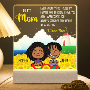 Personalized Gifts For Mom LED Light 02XQDT201224HH - Led Night Light - GoDuckee