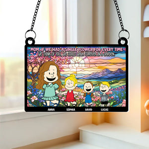 Personalized Gifts For Mom Suncatcher Ornament 04katn140225hh - Ornament - GoDuckee