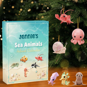 Sea Animals Advent Calendar Acrylic Blind Box - Personalized Gifts For Christmas 11kimg151125 - Advent Calendar - GoDuckee