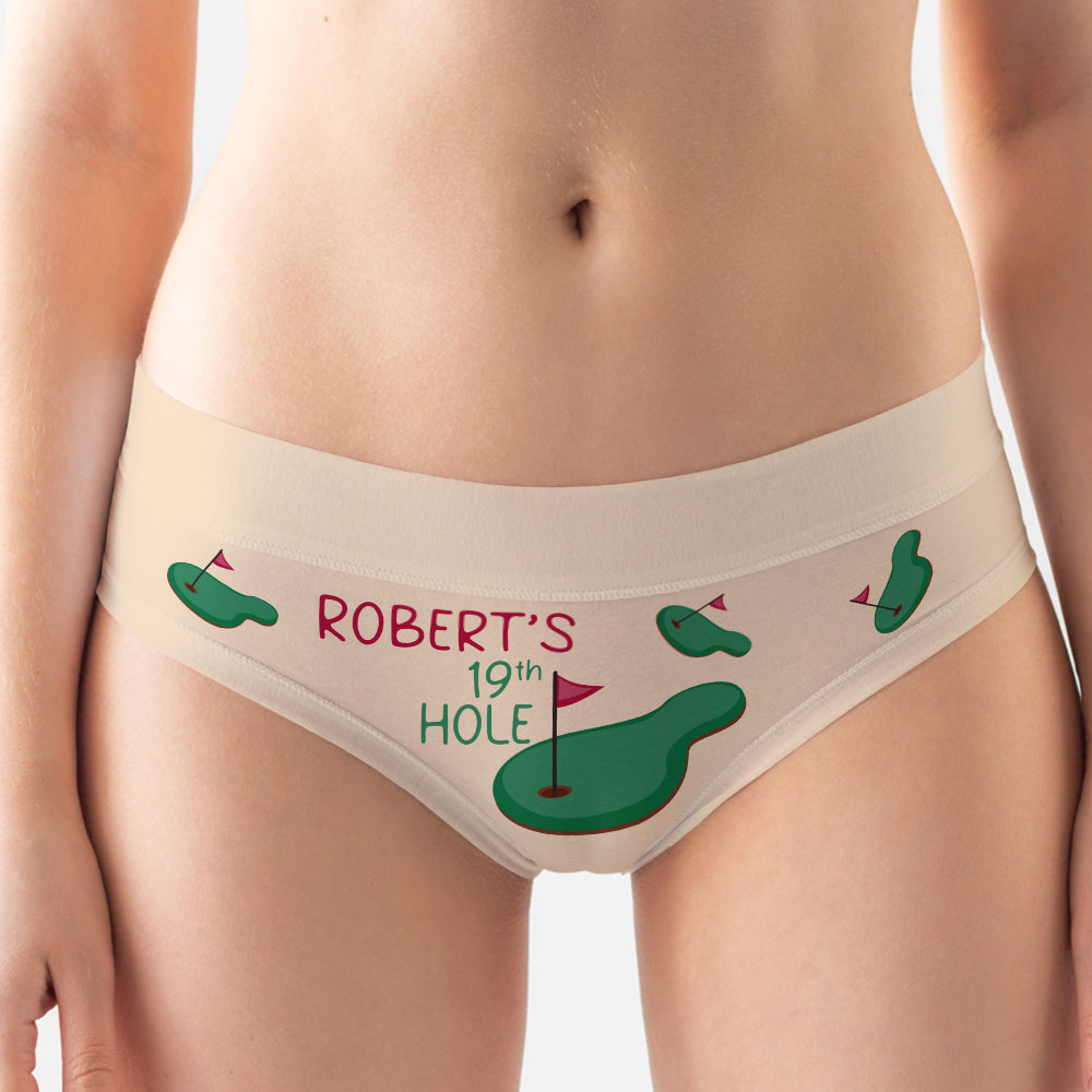 Personalized Gifts For Women Brief 19th Hole - Boxer Briefs - GoDuckee