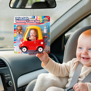 Cute Baby Driver Adventure Car Ornament - Custom Photo Gifts For Mom 05naqn120326 - Ornament - GoDuckee