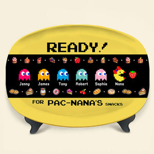 Ready For Pac-Nana's Snacks-02htpo210623 Personalized Resin Plate - Resin Plate - GoDuckee