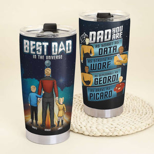 Best Dad In The Galaxy 09ACQN170523HH Gift For Father's Day, Personalized Tumbler - Tumbler Cup - GoDuckee