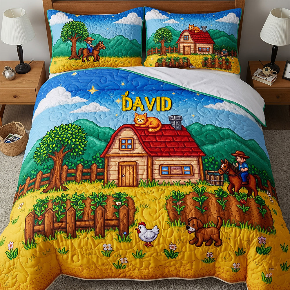 Personalized Gifts For Farmers Quilt Bedding Set Special Line 04natn140725 - Blanket - GoDuckee