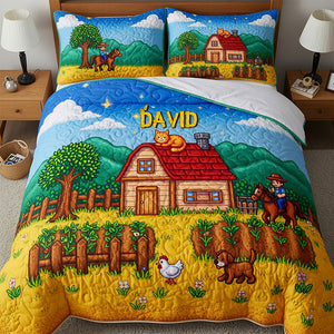 Personalized Gifts For Farmers Quilt Bedding Set Special Line 04natn140725 - Blanket - GoDuckee