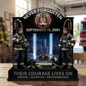 Memorial Acrylic Plaque - Personalized Gifts For Firefighters 01TOTN270726 - Shaped Plaques - GoDuckee