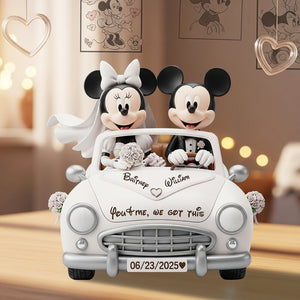 Couple Wedding Acrylic Plaque - Personalized Gifts For Couple 04TODT240625 - Shaped Plaques - GoDuckee