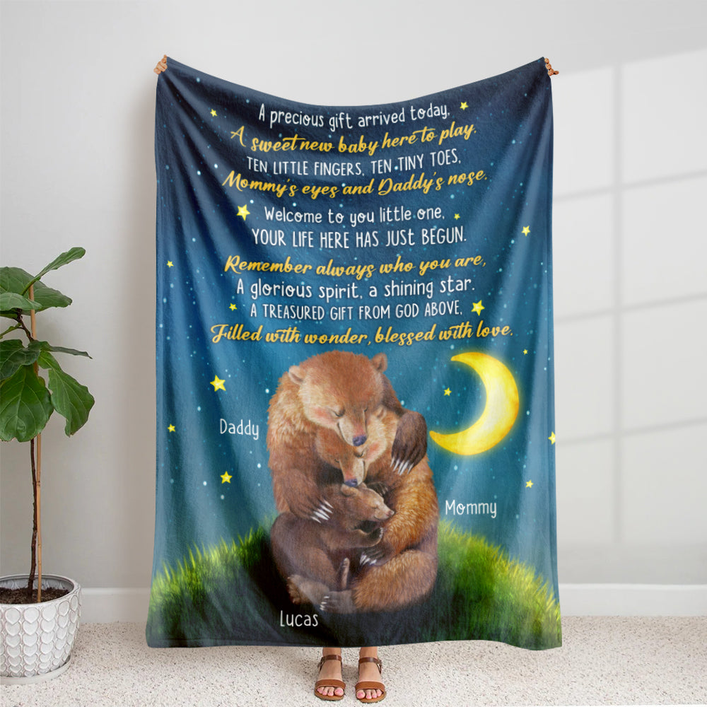 Personalized Gifts For New Born Blanket 02hutn020424 Mother's Day - Blankets - GoDuckee