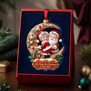 Naughty Couple Acrylic Ornament - Personalized Gifts For Couple 01pglu201026 - Ornament - GoDuckee