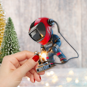 Personalized Gifts For Welder Christmas Ornament 01ohpu201124 - Ornament - GoDuckee