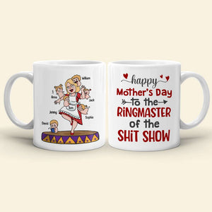 Happy Mother's Day To The Ringmaster Of The Shit Show Mug - 01natn050423hh - Coffee Mug - GoDuckee