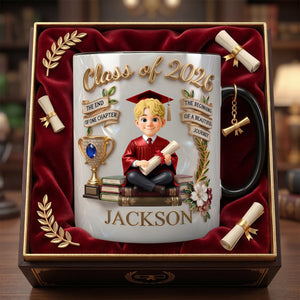 Class Of 2026 Accent Mug - Personalized Graduation Gifts 01TYDH220426 - Coffee Mug - GoDuckee